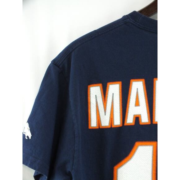 Peyton Manning Denver Broncos Shirt Mens Medium NFL Team Apparel Blue 18 - Picture 7 of 11
